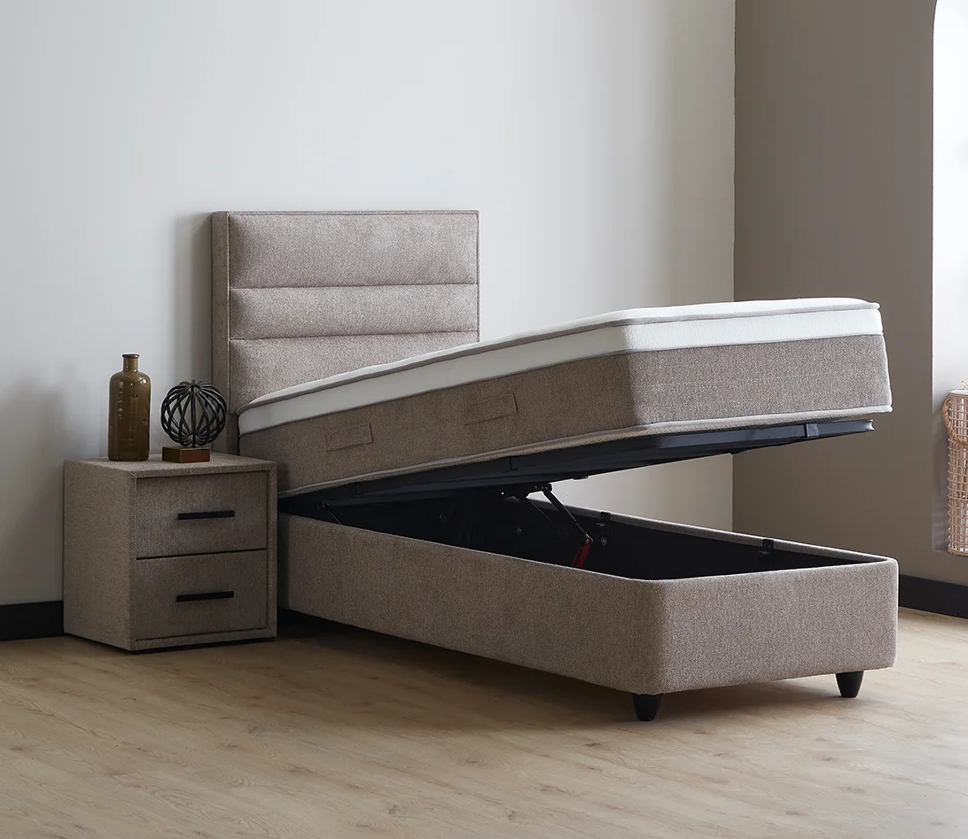 1 Persoons Boxspring Met Opbergruimte Maya | Beddenscout24